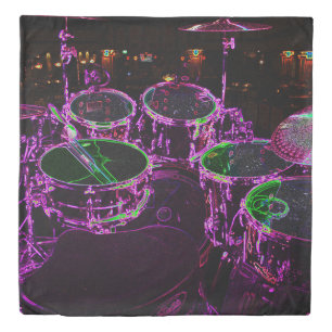 Drums qccna duvet cover
