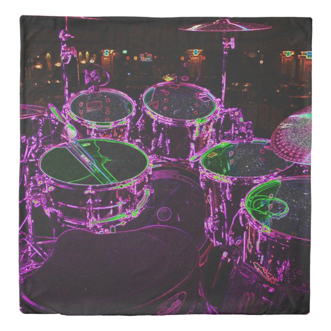 Drums qccna duvet cover (Front)