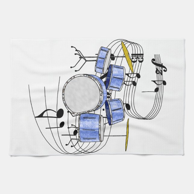 Drums Towel (Horizontal)