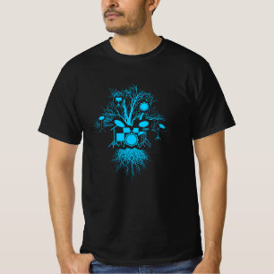 Drums Tree For Drummers and music Lovers T-Shirt