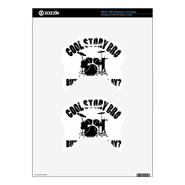 Drums Vector Designs Xbox 360 Controller Skin