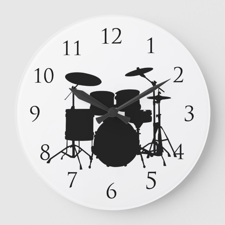 Drums Wall Clock Zazzle