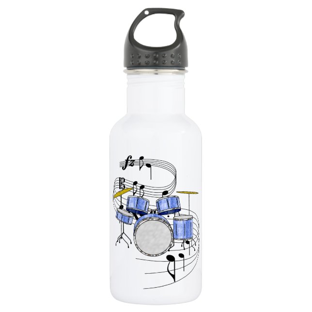 Drums Water Bottle (Front)