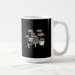 Drums: White Drum Kit: 3D Model: Coffee Mug