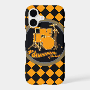 Drums Yellow Black rock iPhone 17 Case