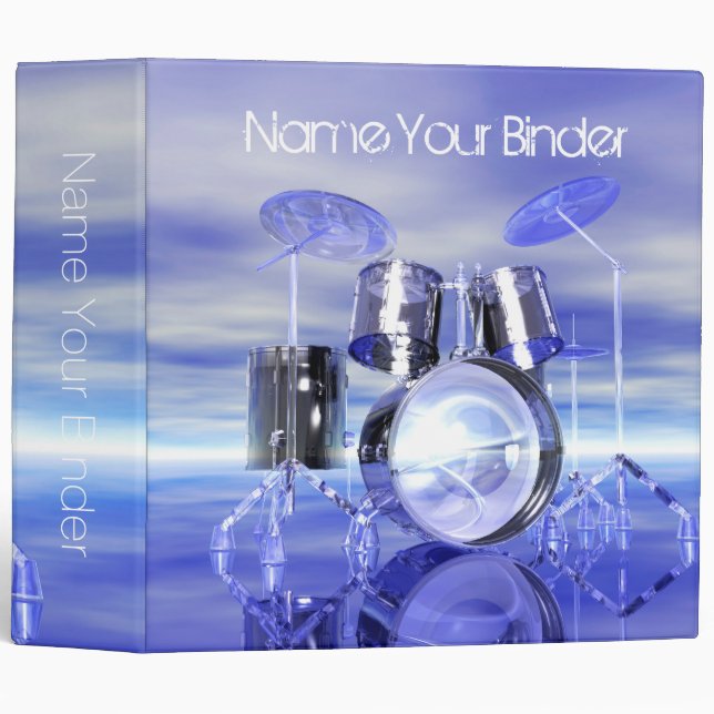 Drumset on the Beach Music Binder (Front/Spine)