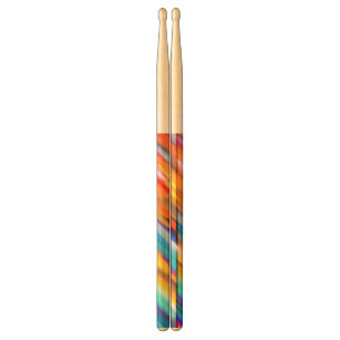 Drumsticks Colorful digital art splashing G391
