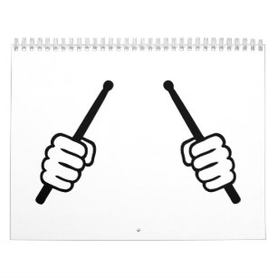 Drumsticks hands calendar
