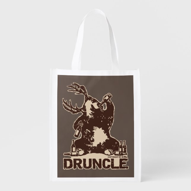 Druncle Grocery Bag (Front)
