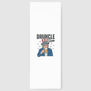 Druncle Sam Funny Patriotic Beer Vector Design_1 Bookmarks