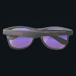 Drunk AF Logo Unisex Bachelor Bachelorette Retro Sunglasses<br><div class="desc">Drunk AF Unisex retro sunglasses - the logo can be moved around, and you can edit the text to personalize! These sunglasses are a great gift for both Bachelor parties and Bachelorette parties! We love everything about this collection: pink, green, and black color palette, relaxed and fun typography, and the...</div>