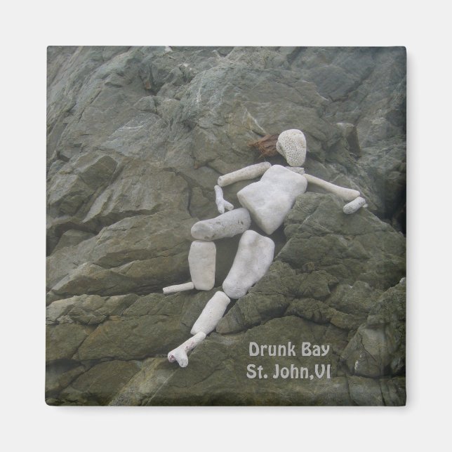 Drunk Bay at Salt Pond, St.John,Virgin Islands Magnet (Front)