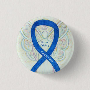 Drunk Driving Angel Awareness Ribbon Pins