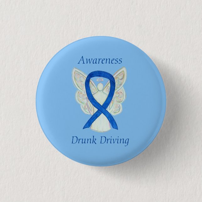 Drunk Driving Angel Awareness Ribbon Pins (Front)