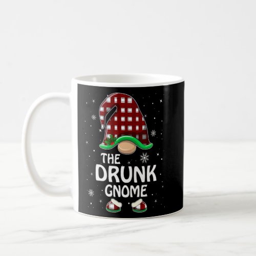Drunk Gnome Buffalo Red Plaid Matching Family Chri Coffee Mug