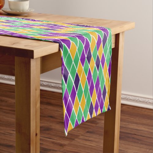 Drunk Harlequin Short Table Runner