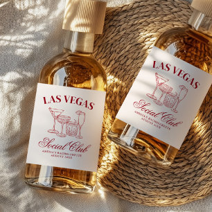 Drunk In Love Cocktails Bachelorette Social Club Liquor Bottle Label