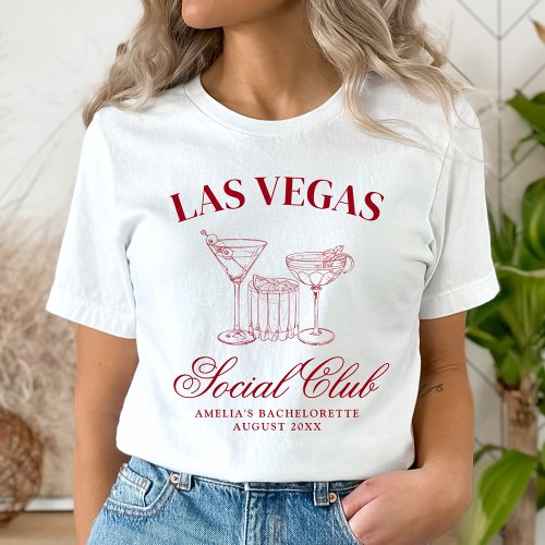 Drunk In Love Cocktails Bachelorette Social Club T_Shirt