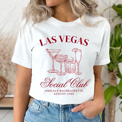 Drunk In Love Cocktails Bachelorette Social Club T_Shirt