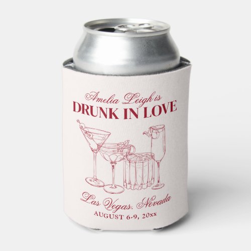Drunk In Love Cocktails Bachelorette Weekend Can Cooler