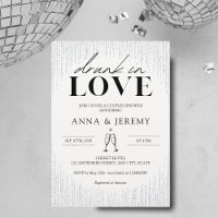 Drunk in Love Couples Wedding Shower Invitation