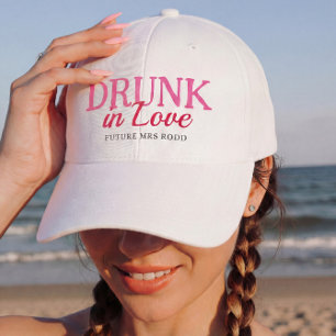 Drunk in Love Custom Bride's Party Hat
