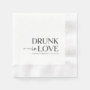 Drunk in Love Wedding Napkins