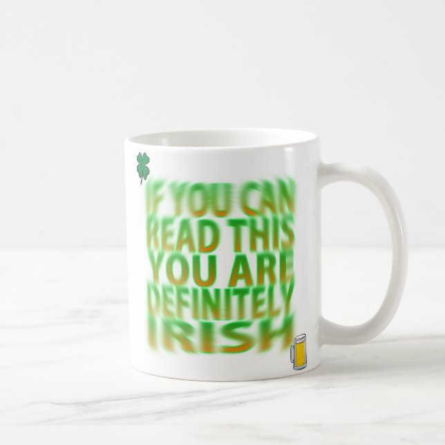 Drunk Irish Mug (Right)
