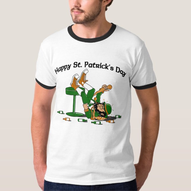Drunk Leprechaun t-shirt (Front)