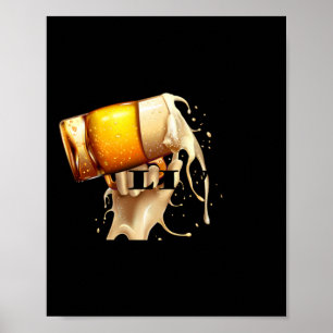 Drunk Lives Sticker Poster