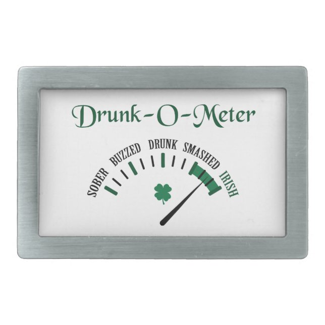 Drunk Meter Belt Buckle (Front)