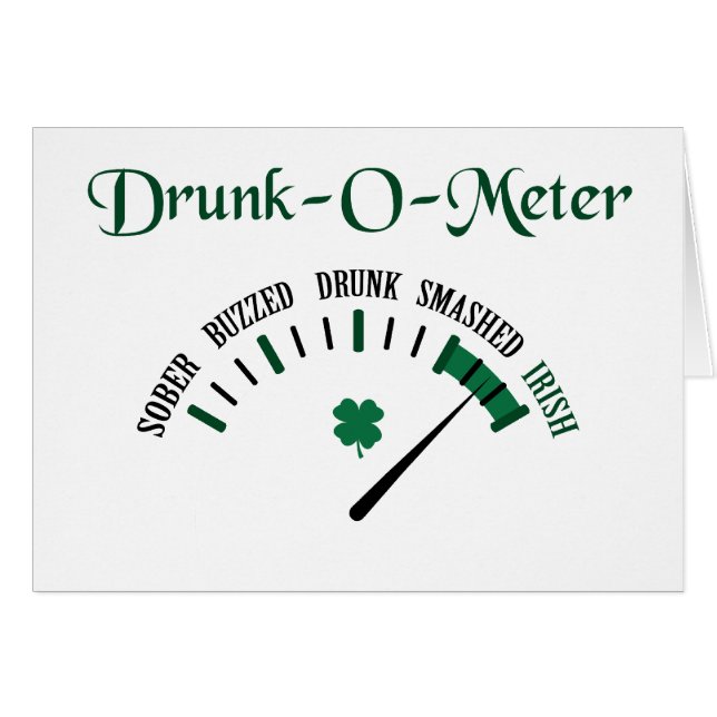 Drunk Meter Cards (Front Horizontal)
