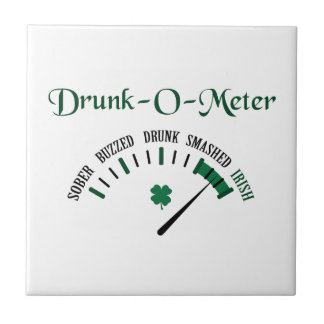 Drunk Meter Ceramic Tile