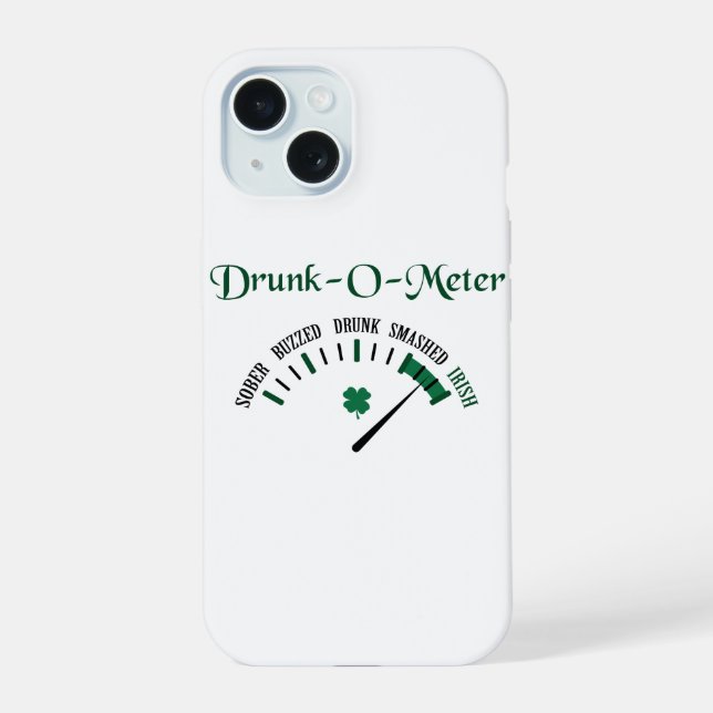 Drunk Meter Iphone Case (Back)