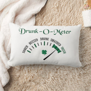 Drunk Meter Lumbar Pillow
