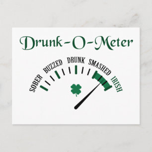 Drunk Meter Postcard