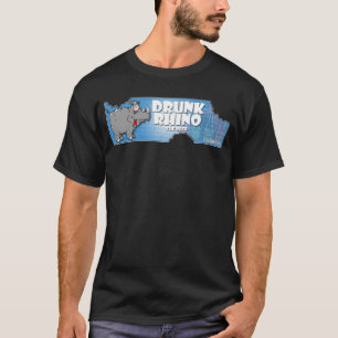 Drunk Rhino Beer T-Shirt