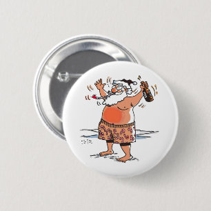 Drunk Santa button