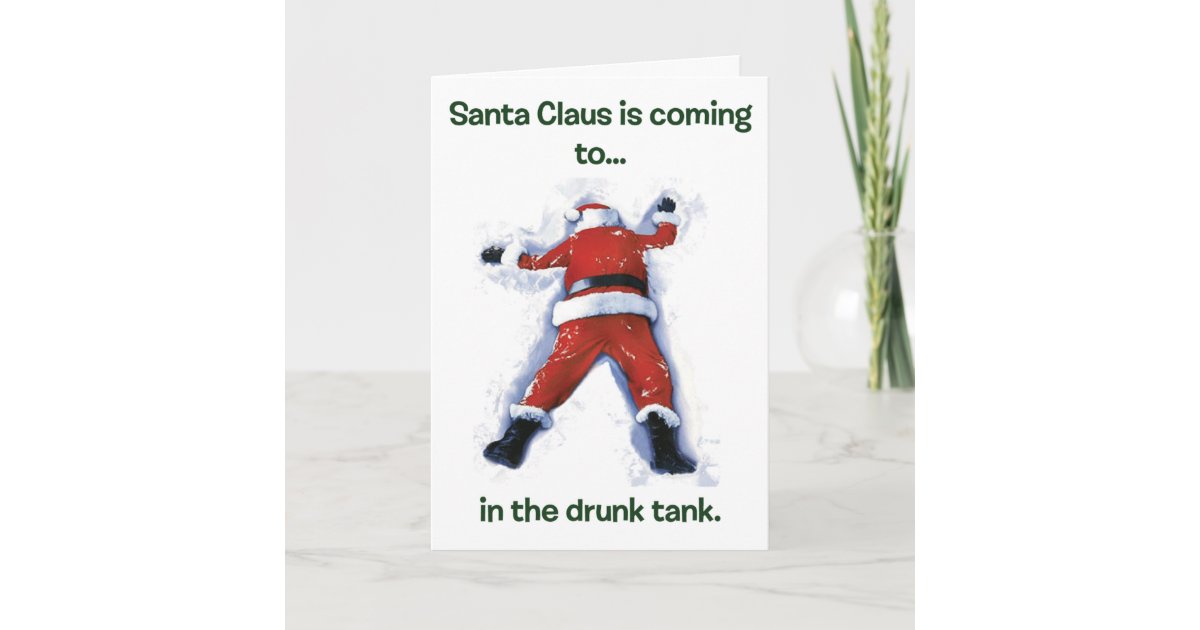 drunk christmas ecard