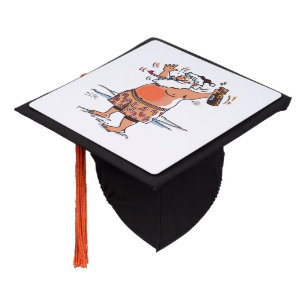 Drunk Santa graduation cap