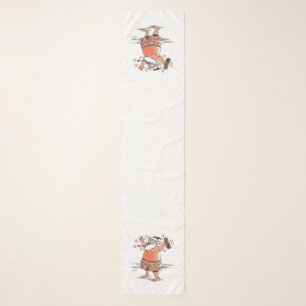 Drunk Santa longer scarf