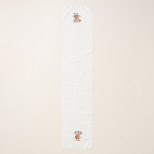Drunk Santa longer scarf (Front)