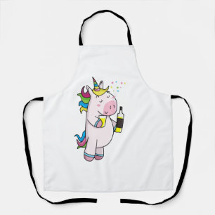 Drunk Unicorn Apron