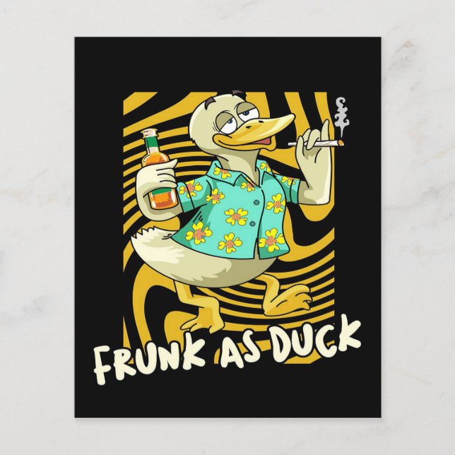 Drunk Weeds Duck Flyer (Front)