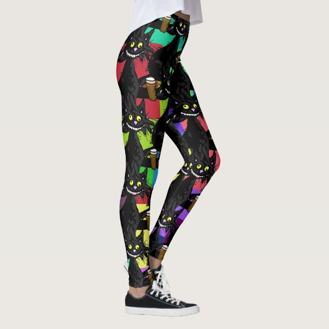 Drunken Cat Leggings (Right)