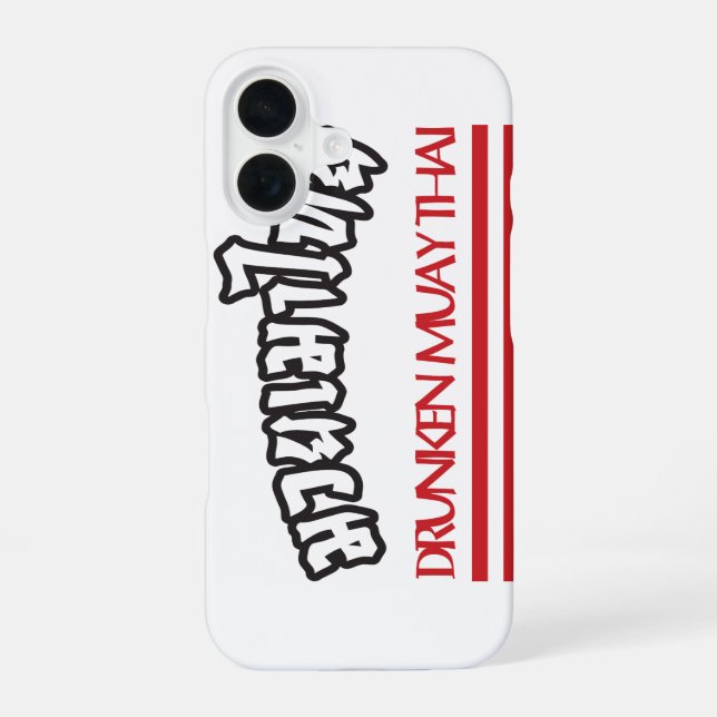 Drunken Muay Thai Iphone Case (Back)