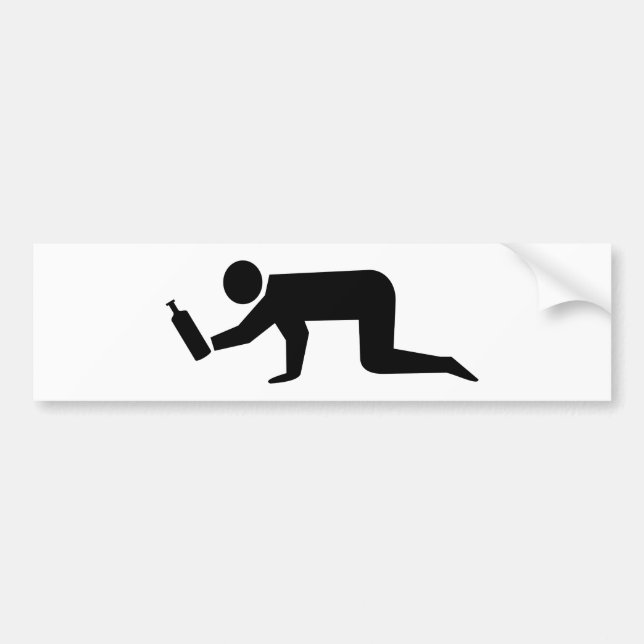 Drunken People Bumper Sticker (Front)