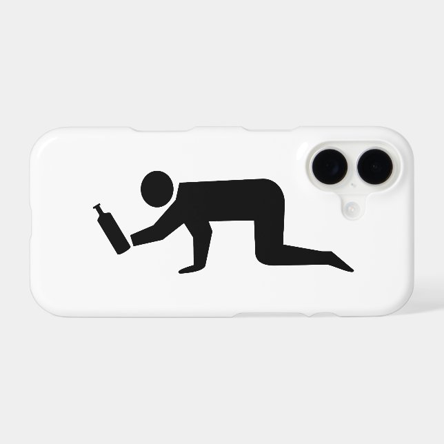Drunken People Case-Mate iPhone Case (Back (Horizontal))