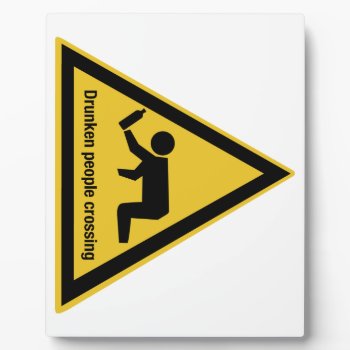 Drunken People Crossing  Traffic Sign  Thailand Plaque by worldofsigns at Zazzle