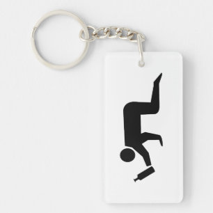 Drunken People Keychain